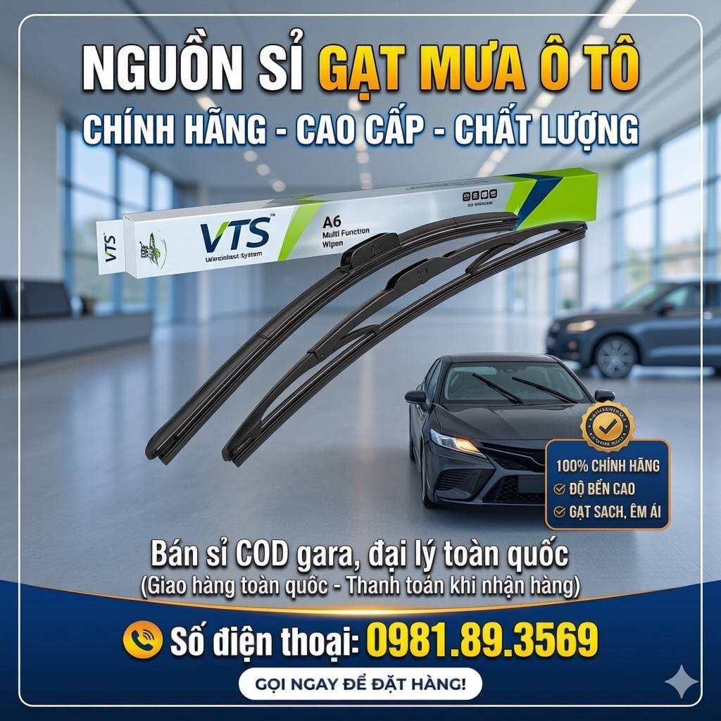 gạt mưa vts